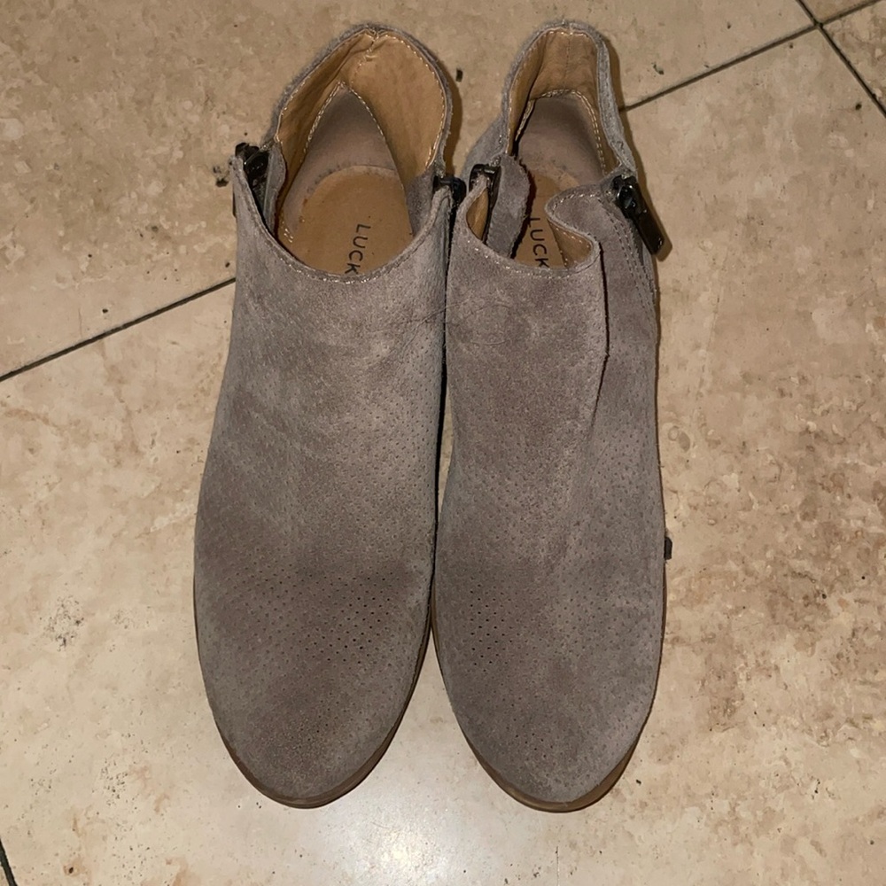 Lucky Brand heeled booties